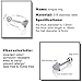 Stainless Steel Metal Tongue Rings Barbells Heart Shape Body Piercing Jewelry for Women and Teen Girls
