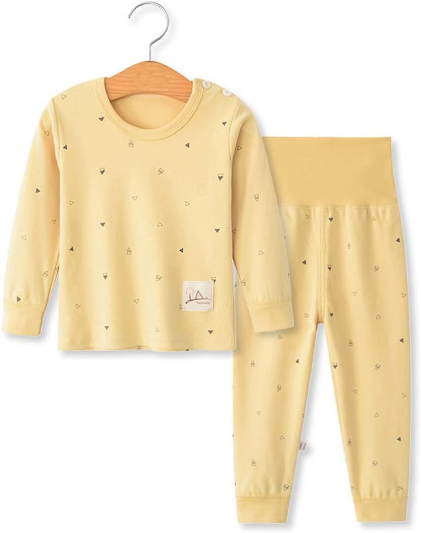 YANWANG100% Cotton Baby Boys Girls Pajamas Set Long Sleeve Sleepwear