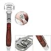 Callus Shaver Callus Remover Safety Slide Colored Wood Handle with 10 Blades