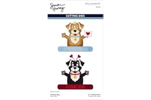 Spellbinders Etched Dies By Simon Hurley - Darling Dog