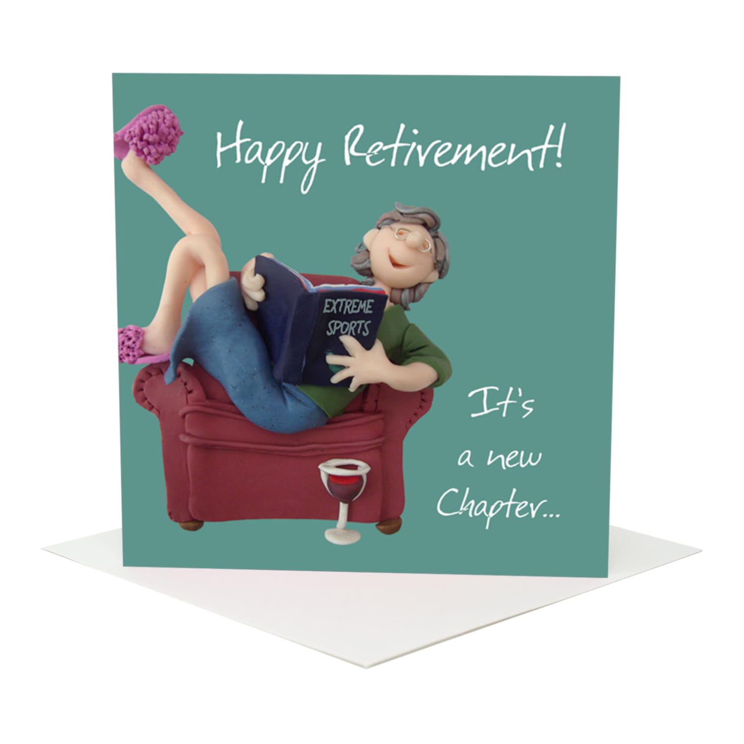 Holy Mackerel Retirement Card for Women — Funny New Chapter Retirement Card for Her — Original Artwork by Erica Sturla