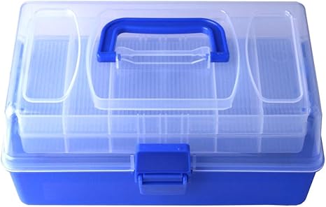 NDCJKAD V;DVA Accesorios de la pesca de plástico caja de almacenamiento de artes de pesca