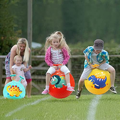 Centel Hopper Ball Bouncy Ball with Handle for Kids,Hippity Hop18 inch,Sit and Bounce on Ball