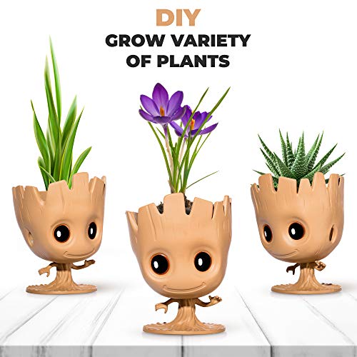 image for Gift4U “I Am Groot” Flower Pot: Cute Decorative Planter Pot Can Al