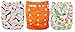 Unisex Baby Cloth Pocket Diapers 7 Pack, 7 Bamboo Inserts, 1 Wet Bag by Nora's Nursery