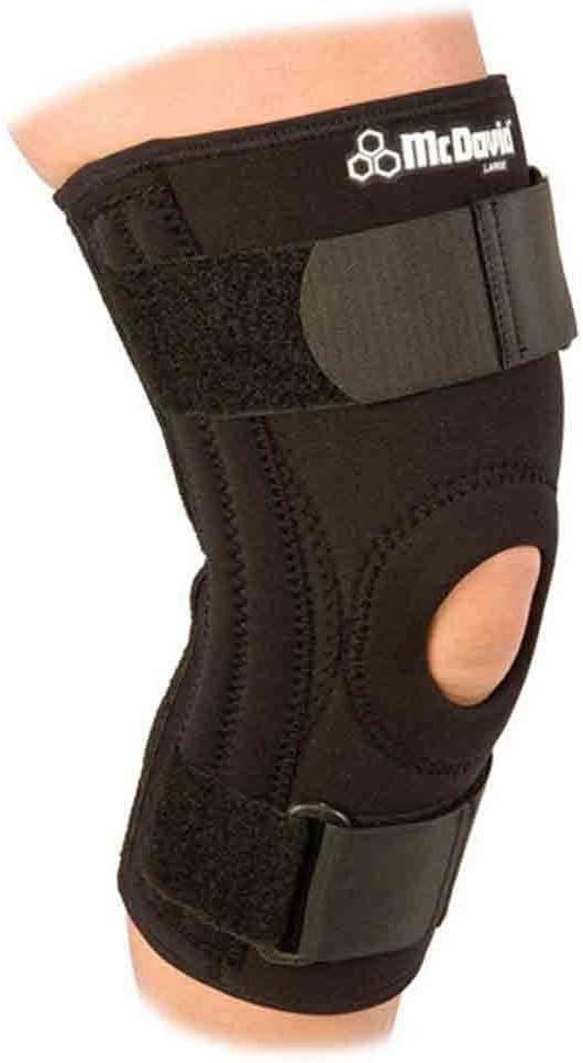 McDavid Classic Logo 421 Knee Support W/Stays Black Small