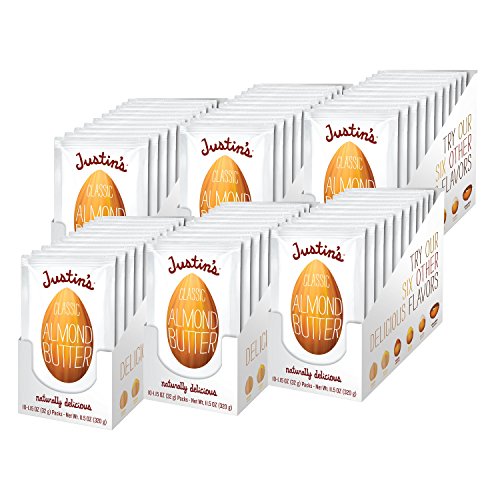 Justin's Classic Almond Butter Squeeze Packs, Only Two Ingredients