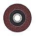 ABN 4.5in x 7/8 T27 80 Grit Aluminum Oxide Flat Flap Disc Grinding Sanding Sandpaper Wheels 5 Pack