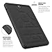 Poetic Galaxy Tab S2 9.7 Case - Poetic [Turtle Skin Series]-[Corner/Bumper Protection][Tactile Side Grip][Sound-Amplification][Bottom Air Vents] Protective Silicone Case Black