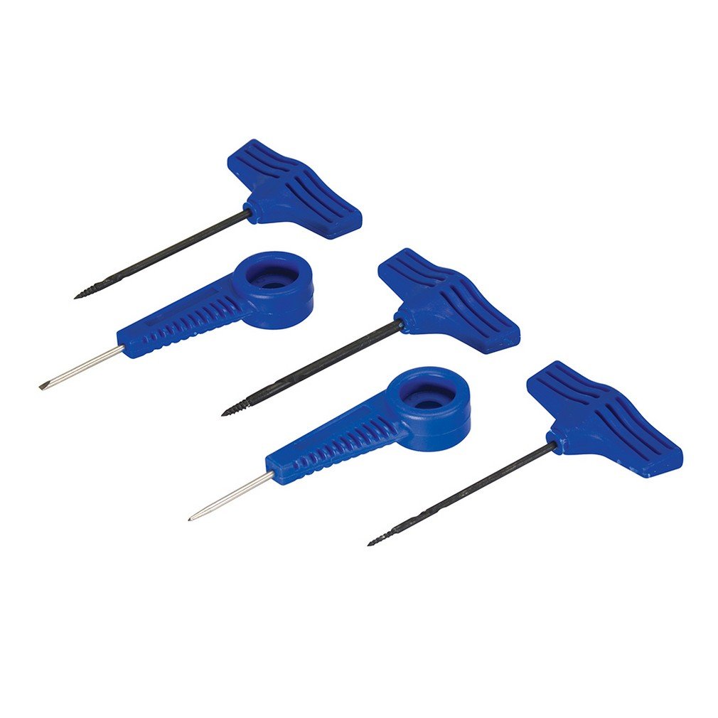 Silverline 245060 Twist Gimlet, Bradawl and Awl Set 5pce 5pce , Blue