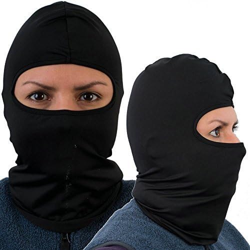 EWALKING Ski Mask Bicycle Premium Face Mask for Outdoors Riding Tactics Go Fishing Dustproof Cold Motorcycle Headgear Mask (2 Pack)