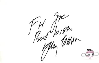 Johnny Carson Autographed / Signed 3x5 Card (Ace) - Signed Index Cards