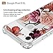 Osophter Compatible with Google Pixel 3 XL,Pixel 3 XL Flower Case Shock-Absorption Flexible TPU Rubber Soft Silicone Full-Body Protective Cover for Google Pixel 3XL (Clear Flower)