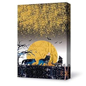 Canvas Wall Art for Living Room,Bedroom Home Artwork Paintings Quiet Forest Ready to Hang - 12x18 inches