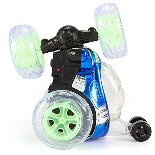 Insaneness Kid Toys for Boys Girls 360Â° Spinning and Flips with Color Flash & Music for Kids Remote Control Truck Pre-Kindergarten Toys (Blue)