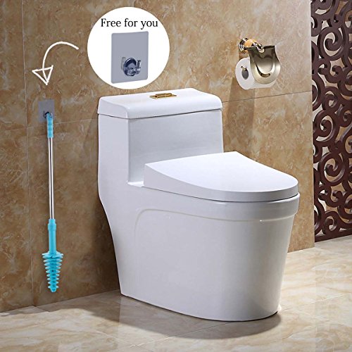 Sendida Toilet Plunger Unclogger - Toilet Clog Remover, Drain Cleaner, Bathroom Toilet Dredge Pipe for Clogged Siphon Toilet - Thumbnail 4