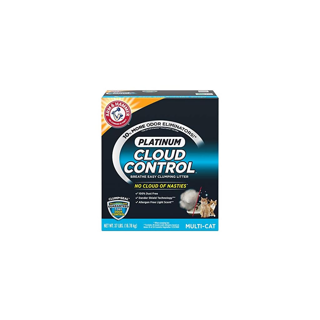 ARM & HAMMER Cloud Control Platinum Clumping Cat Litter 37LB