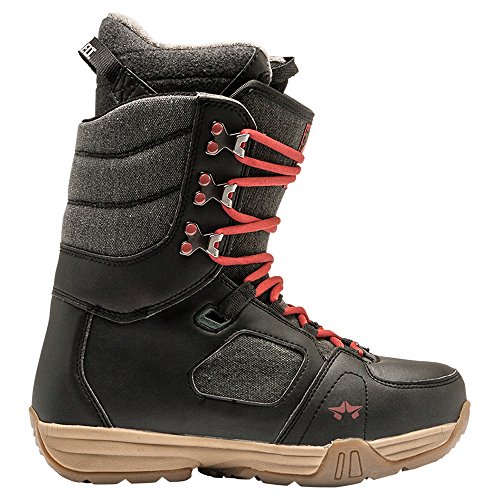 Rome Snowboards Women's Smith Snowboard Boots, Black, Size 6.5