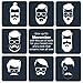 Beard Grooming Kit for Father's Day Gift, 1x Beard Oil, 1x Beard Balm and 1x Boar Bristle Beard Brush, 100% Pure, Natural for Men(Hair Repair and Growth - Vitamin E) from Anjou