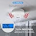 CO Detector, Monoxide Alarm LCD Portable Security Gas CO Monitor, Battery Powered-2 Pack with UL2034 Listed (9V Battery not Included)