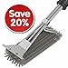 BBQ Grill Brush and Scrapper - 18in - Premium Safe 4 in 1 Stainless Steel Barbecue Cleaner Wire Brush with Non-Slip Handle for Charcoal Grill Webber Gas - Steel/Ceramic/Iron/Porcelain Grill Gates