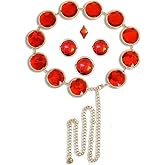 Raven Belt Raven Cosplay Costume Red Gem Belt Jewel Waist Chains Accessories Halloween Cosplay Props for Women