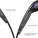 Forestfish Black Sunglasses with Wireless Blue Tooth Headset Stereo Headset Music Player Sunglasses for Smart Phones or Blue Tooth Function,Black