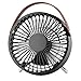 OMORC Mini USB Desk Fan, Super Quiet Portable Table Cooling Fan for Office, Home, Study 5.5-inch, Black