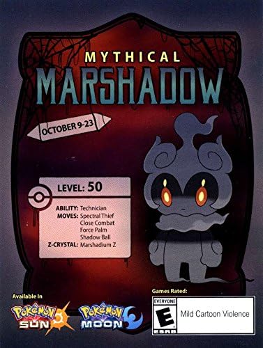 Marshadow Gamestop Event Code Pokémon Sun and Moon