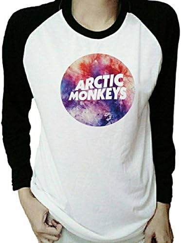 Metals4 Men's Arctic Monkeys AM T Shirt Rock Band Baseball Sleeve