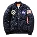 HZCX FASHION Men's Zipper Up Casual Light Weight Flight Bomber Jackets