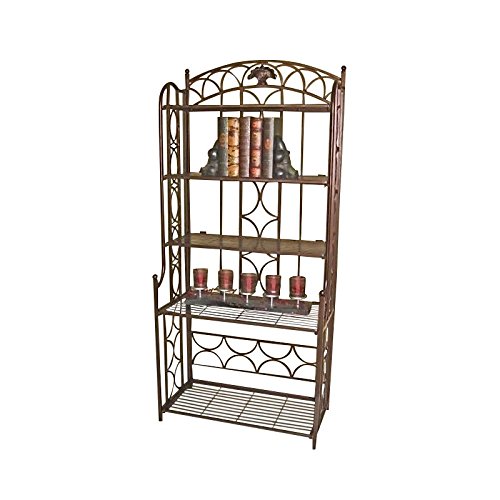 5-Tier Iron Indoor/Outdoor Bakers Rack
