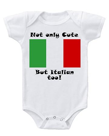 Amazoncom Cute And Italian Too Baby Onesie 6 9 Months Baby