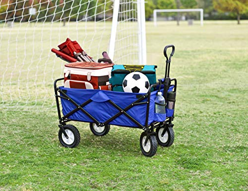 Mac Sports WTC-111 Outdoor Utility Wagon, Blue (Certified Refurbished) - Thumbnail 5