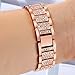 VOMA Bling Bands Compatible For Apple Watch Band 42mm 44mm iWatch Series 5/4/3/2/1, Diamond Rhinestone Stainless Steel Metal Jewelry Bracelet Bangle Wristband Strap(Diamond Rose Gold 42mm 44mm)