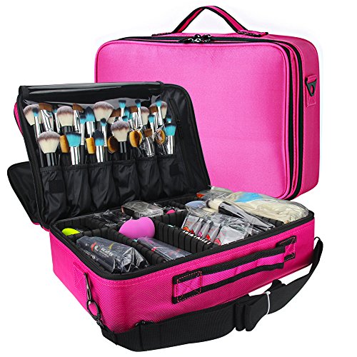 Or pure makeup train case cosmetic organizer makeup art…