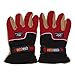 Singleluci 1 Pair Men Windproof Thermal Winter Gloves Motorcycle Ski Gloves (Red)