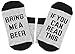 If you can read this bring me a beer Cotton Socks Christmas Gift for Wine Lovers Birthdays Lunies, Black