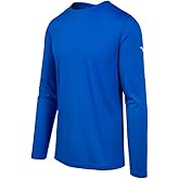 Mizuno Men's Long Sleeve Tee, Royal, Small