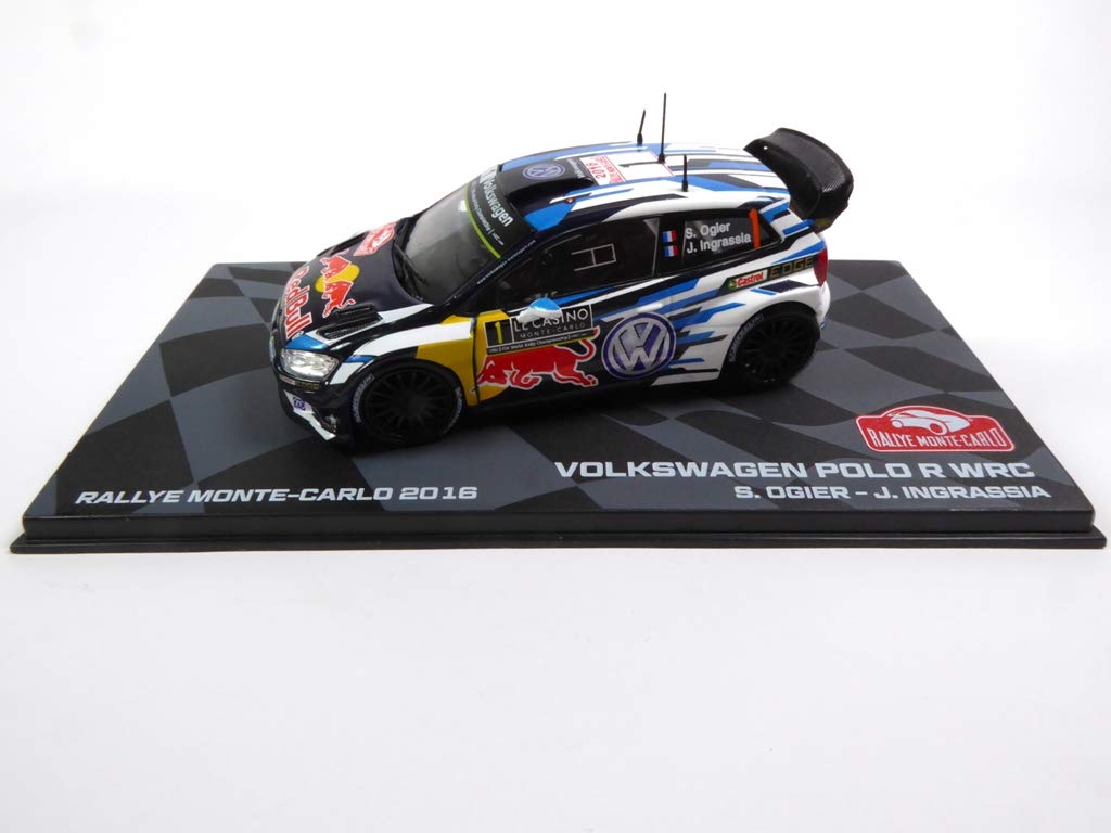 Eaglemoss Die Cast collectible car Polo R WRC 2016 Winner Monte-Carlo Ogier 1/43 Ixo (BR1)