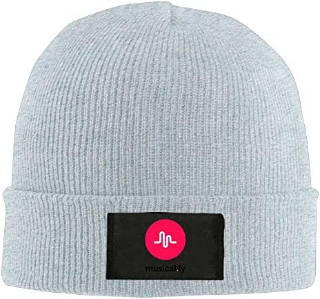 LOOKTA Unisex Stretchy Warm Winter Knitting Hats Watch Cap Cuff Beanie Hat Musical.ly Skull Beanie Hat/Cap