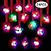 U-Goforst Christmas Light Up Toy - 24 PCS Christmas LED Light Up Party Favor Necklace Bracelet for Kids and Adults Flashing Christmas Stocking Stuffers Ornaments Decorations with Gift Box