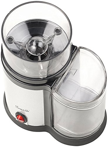 Rosenstein & Söhne Kaffemühlen: Elektrische Kaffeemühle, Edelstahl-Scheibenmahlwerk und -Blende, 150 W (Kaffee-Mahlwerk) – Bild 7