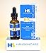 HanSkincare - Pure Hyaluronic Acid 30% Serum, EGF, DMAE, Palmitoyl Peptide, Firming, Filling, Lifting, Clinically Formulated, Made in USA (1 oz)