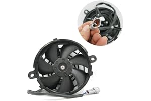 PROOTOM OTOM Universal Motorcycle Radiator Cooling Fan Oil Cooler Water Cooler Electric Fan 4inch 5inch for All Dirt Bike Motocross ATV (5 Inches)
