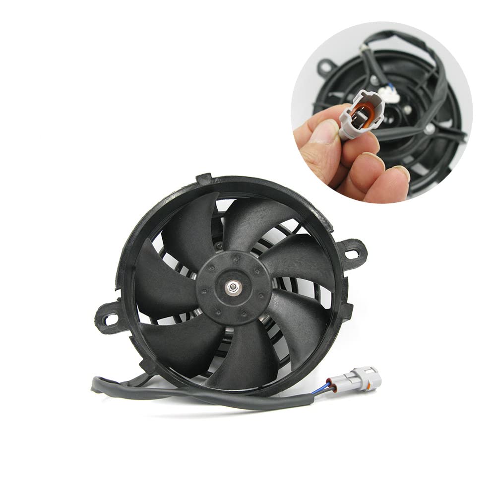 Photo 1 of OTOM Universal Motorcycle Radiator Cooling Fan Oil Cooler Water Cooler Electric Fan 4inch 5inch for All Dirt Bike Motocross ATV (5 Inches)