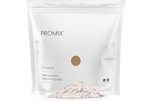 PROMIX NUTRITION ProMix Creatine Monohydrate Powder, Unflavored - 180 Servings, 5g of Micronized Creatine per Serving - Increase Muscle Gain, Strength & Power & Supports Recovery - Gluten-Free
