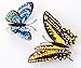 Butterfly Wall Decals 24Pcs 3D Butterflies Stickers Removable Mural Decor for Kids Room Bedroom Decor Living Room Decor (Luminous)