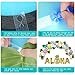 Luau Party Supplies - Hawaiian Decorations Set 96pcs Aloha Banner/Tropical Leaves/Confetti Balloon Arch/Drinking Straws - Flamingo Pineapple Summer Beach Pool Backdrop