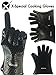 XSpecial Oven Mitts Silicone Gloves (Heat Resistant & Waterproof) Essential Kitchen Utensil for Protecting Your Hands and Wrists Handling Any Food On Stove,Grill, Oven,Pan,Smokers & More (Black)